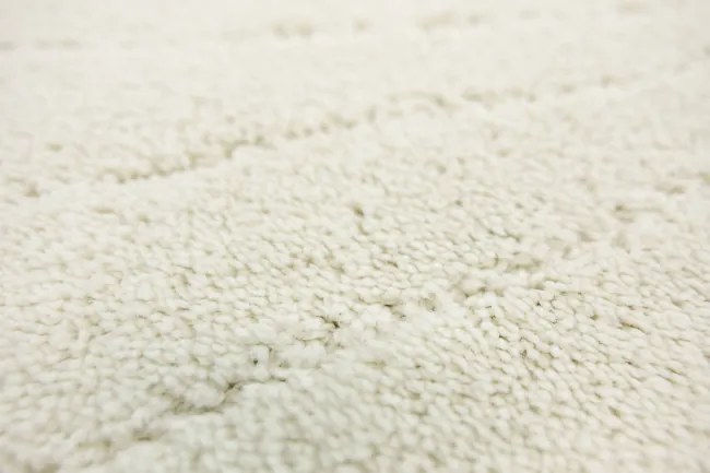 Kúpeľňový koberček Shell krémový