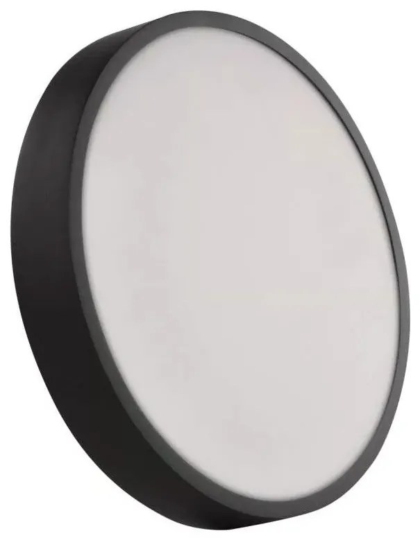 LED Stropné svietidlo LED/28,5W/230V 3000/3500/4000K pr. 30 cm čierna