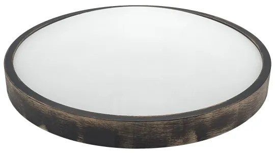 Brilagi - Stropné svietidlo CARVALHO SLIM SMOKEY 3xE27/60W/230V, dub, priemer 47,5 cm