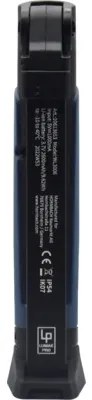 Aku LED pracovné svietidlo Lumakpro IP54 IK07 4W 60-700lm 6500K čierne