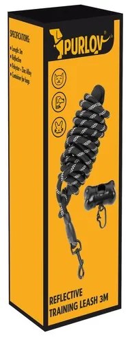 Lanové vodítko pre psov 3 m Purlov 21654