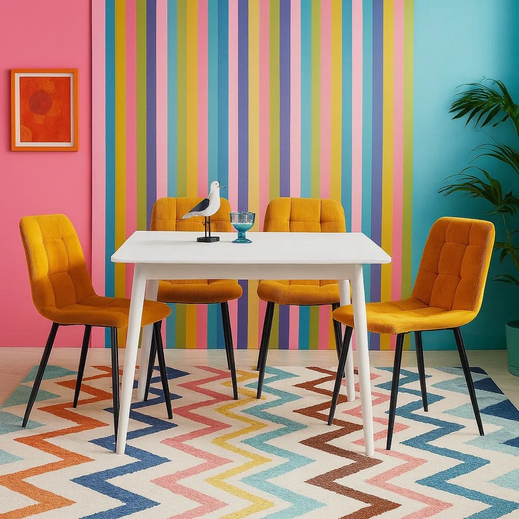 Noela Menčestrová jedálenská stolička ARIA žltá