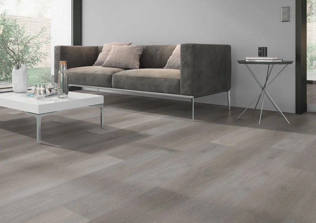 Oneflor, Vinylová podlaha lepená ECO 55 054 Flemish Oak Grey, 1219,2 x 184,1 mm
