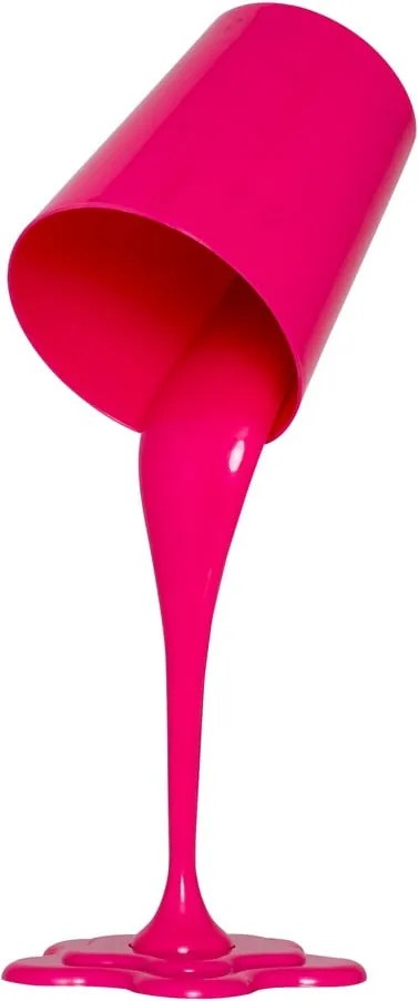 Ružová stolová lampa Homemania Ximena