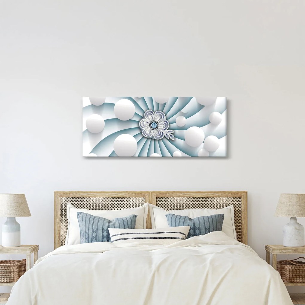 Obraz umelecké abstrakcie (120x50 cm)