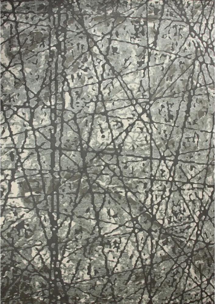 Kusový koberec Sieť sivý, Velikosti 133x190cm