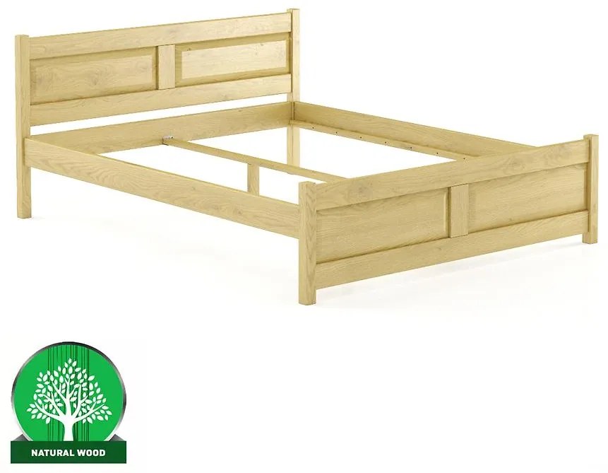 Posteľ buková LK109–180x200 prírodné
