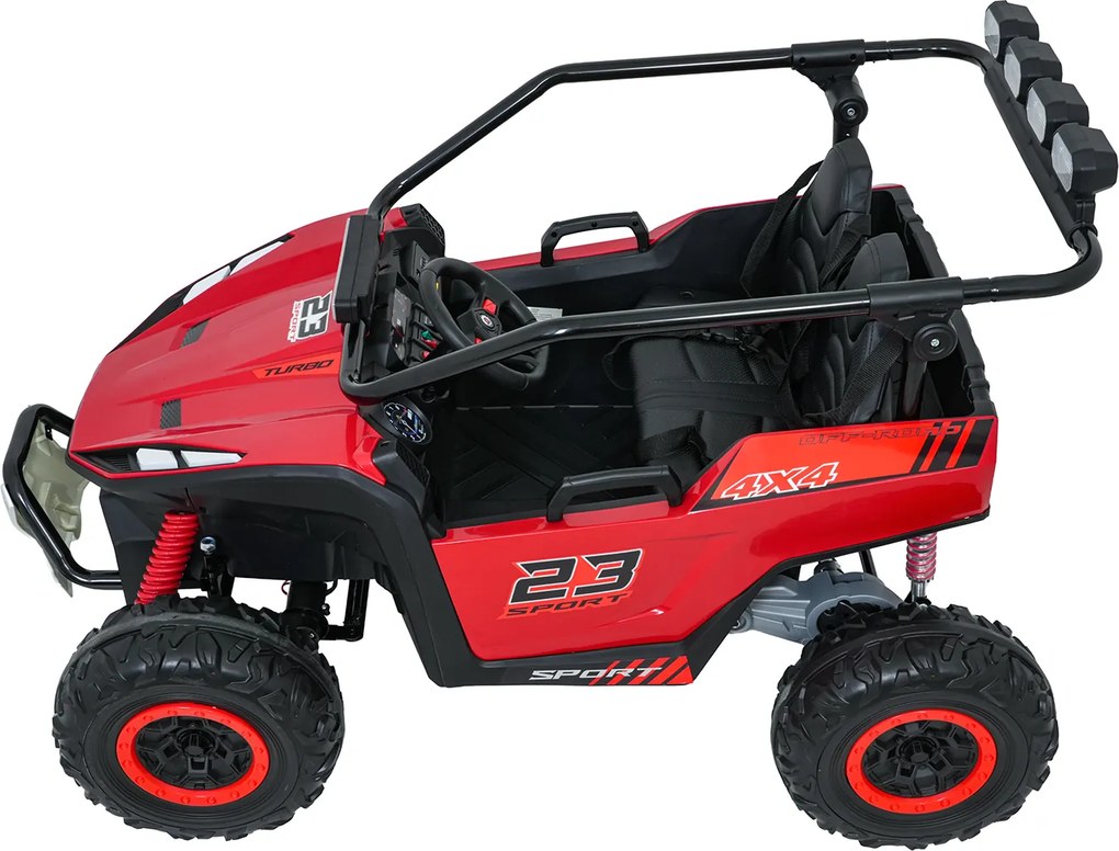 Ramiz Elektrická bugina TURBO 23 pre deti červená