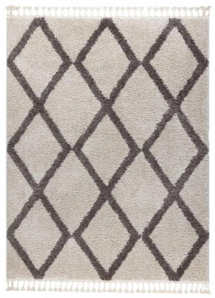 Kusový koberec Shaggy Ariso krémový 70x300cm