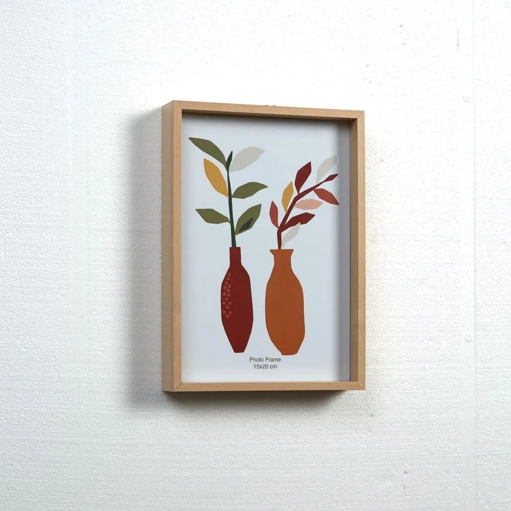 Stojací rámček v prírodnej farbe 22,5x31,5 cm Flavina – Kave Home