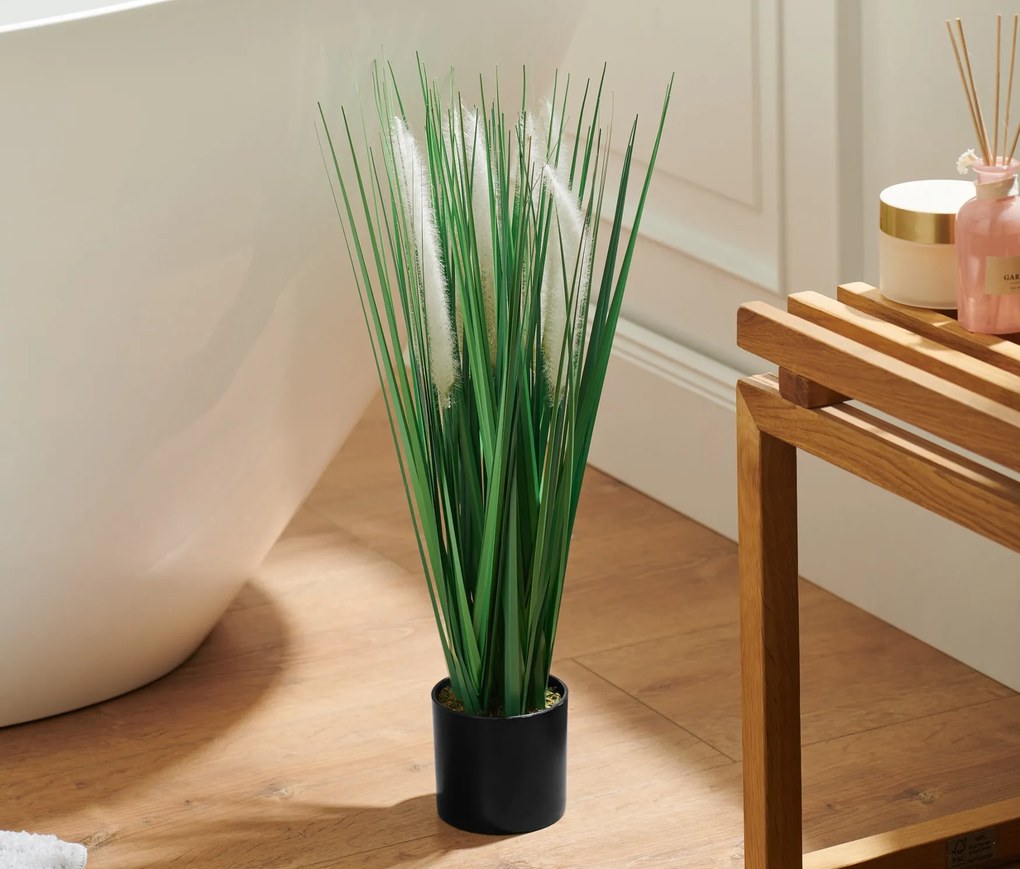 Umelá rastlina »Gräser und Pampas« v kvetníku