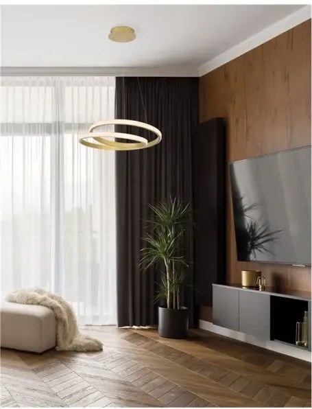 LED luster Grania 55 zlaté