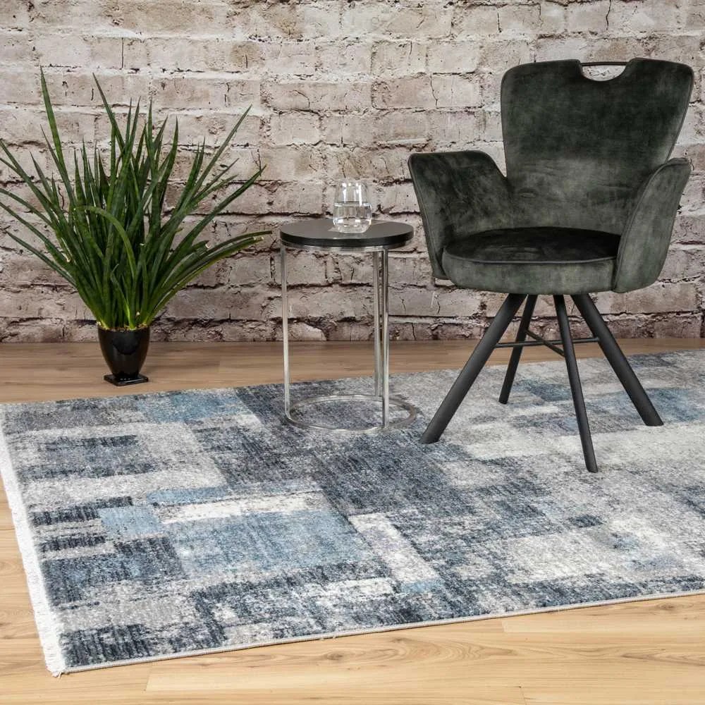 Lalee Kusový koberec Medellin 407 Silver-Blue Rozmer koberca: 160 x 230 cm