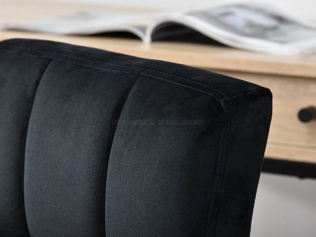 Stolička Elita (čierna + chrómová). Akcia -23%. Vlastná spoľahlivá doprava až k Vám domov. 1110023