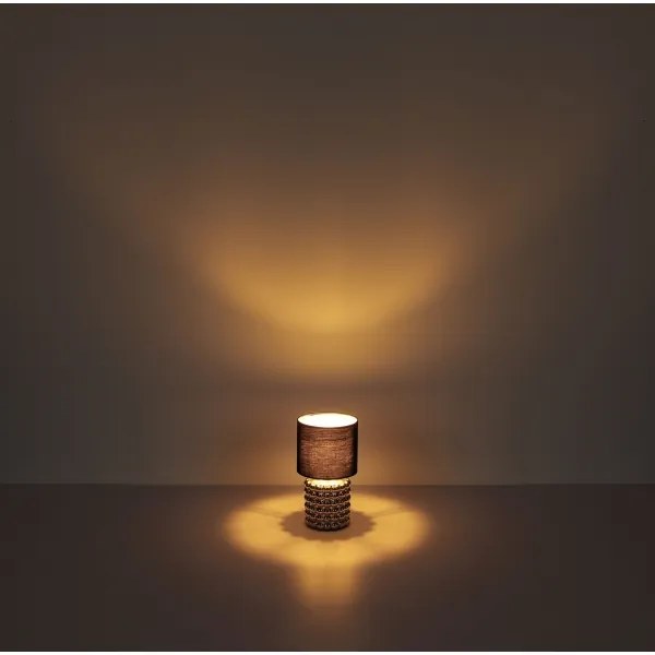 Globo 21626 - Stolná lampa VALENTINO 1xE14/40W/230V čierna/zlatá