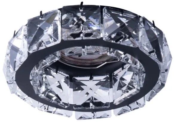 Azzardo AZ4175 - Podhľadové svietidlo ESTER 1xGU10/50W/230V okrúhly čierna