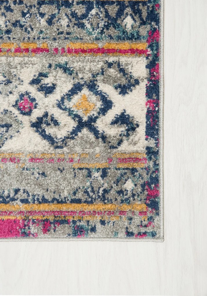 TA Koberec G004A BIELA/TMAVOMODRÁ DENVER FAA Rozmer: 180x250 cm