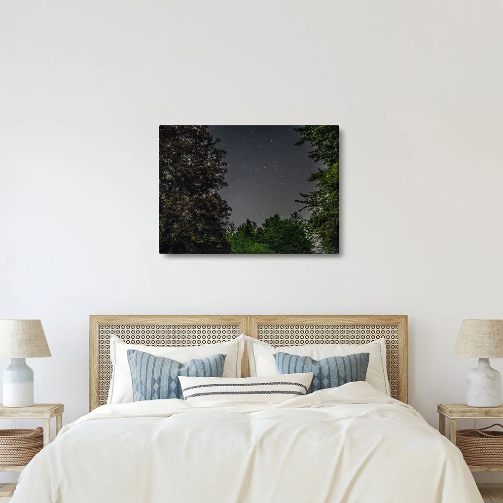 Obraz nočnej oblohy (70x50 cm)