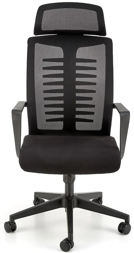 Otočné kreslo Fabio čierna