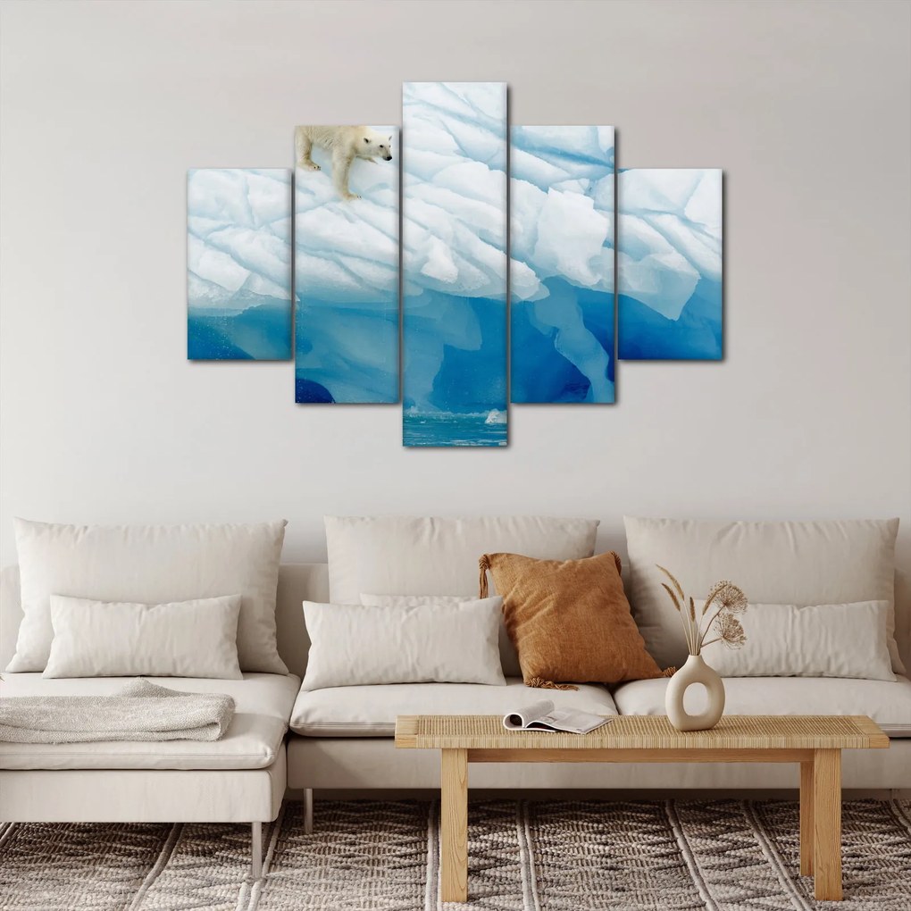 Obraz - Polárny medveď (150x105 cm)