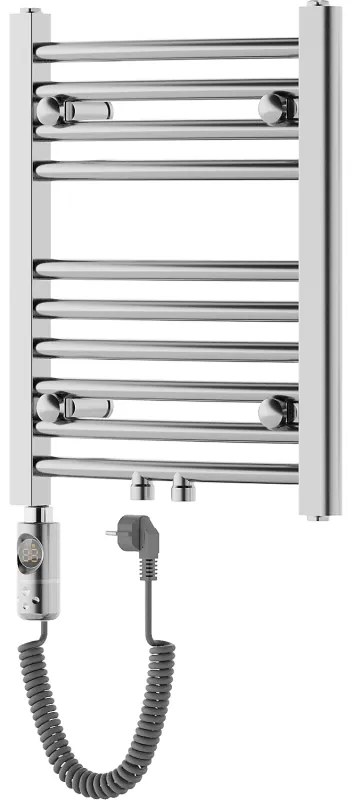 Mexen Ares, elektrické vykurovacie teleso 500 x 400 mm, 300 W, chrómová, W102-0500-400-2300-01