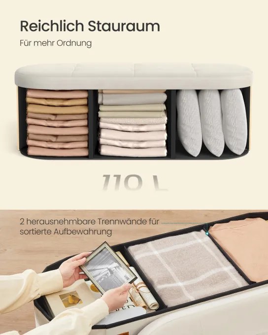 Taburetka s vekom LSF297LH01 krémová