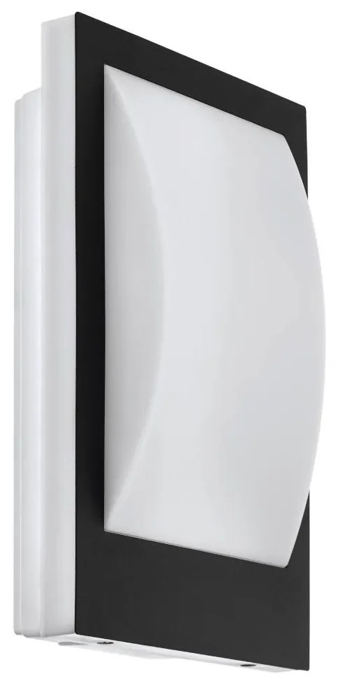 Eglo 79577 - Vonkajšie nástenné svietidlo FLAMMIGNANO 1xE27/9W/230V IP44 čierna