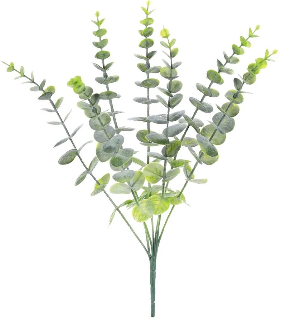 Umelá rastlina Eukalyptus zelená, 19 x 19 x 39 cm