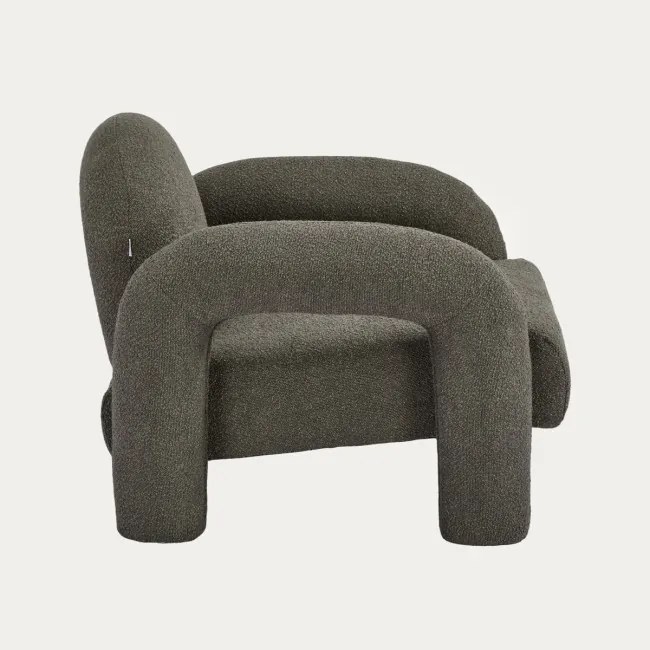 Kreslo SEDIA TEDDY BOUCLÉ hnedé 778155