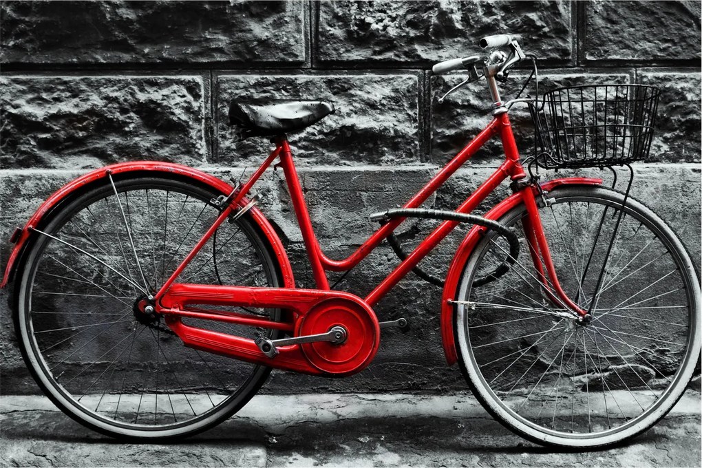 Obraz - Historický bicykel (90x60 cm)