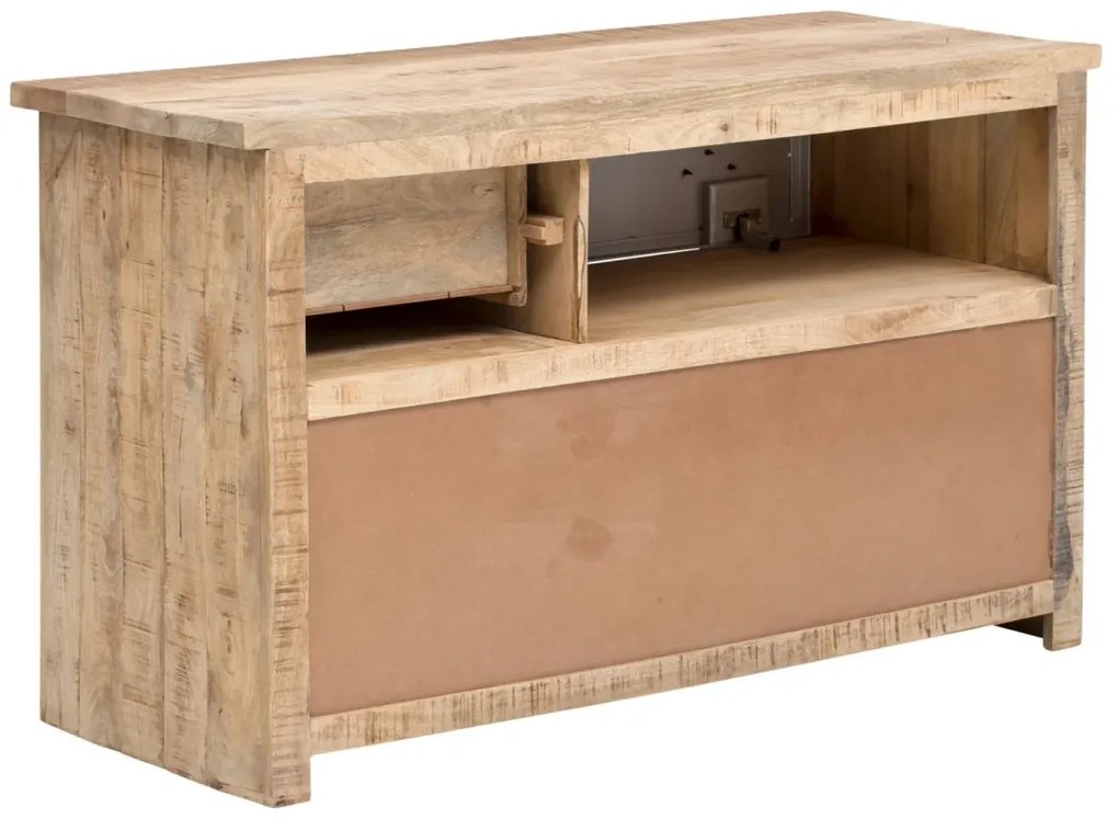 furniture-nabytek.cz - Masívna umývadlová skrinka Pune z mangového dreva, lakovaná, prírodná farba