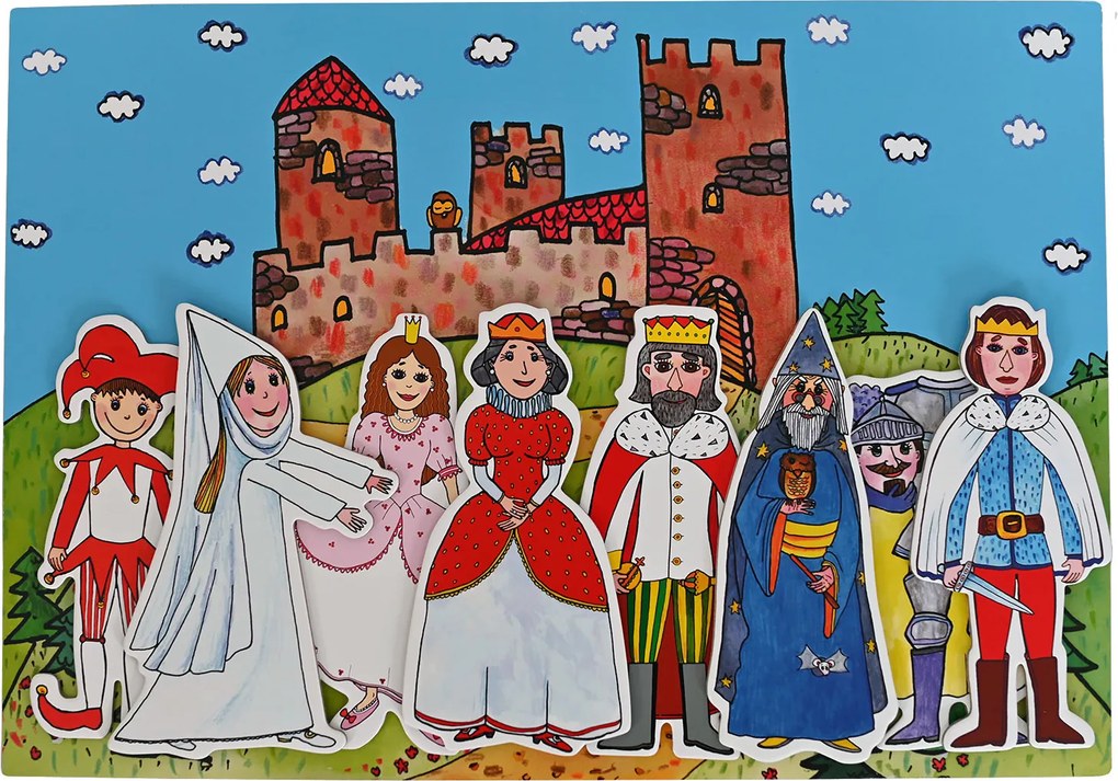 MARIONETINO Veľká sada bábok a kulís – Kráľovská rozprávka