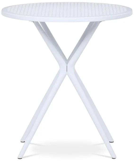 Autronic BONTEC Jedálenský stôl 65x65cm, plast, biela, DT-X7007 WT Farba: Biela