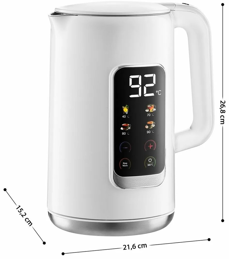 Sencor SWK 0950WH rýchlovarná kanvica, biela