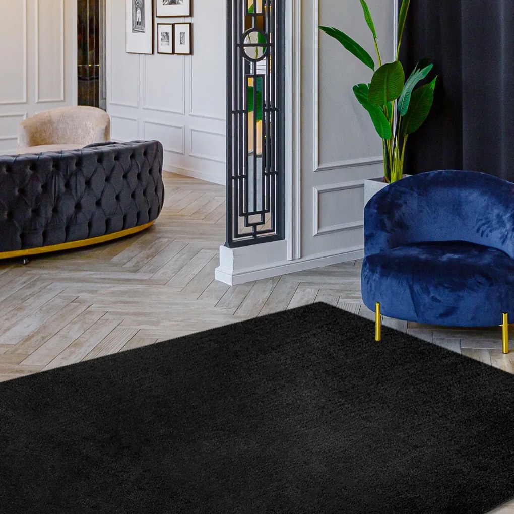 Dywany Łuszczów, Kusový koberec Visco Rabbit Dark grey 5, 80x150, šedá, detská izba