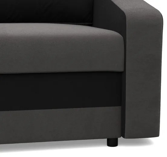 Pohovka ORION sivá / čierna