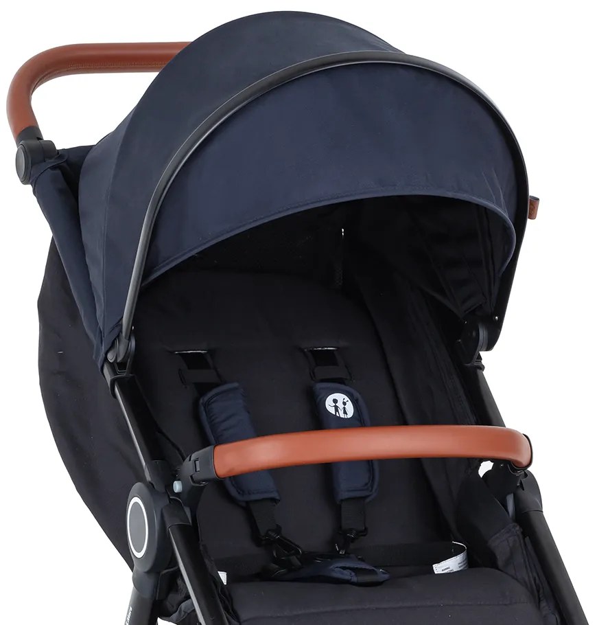 PETITE&MARS strieška na kočík Street+ anthracite blue