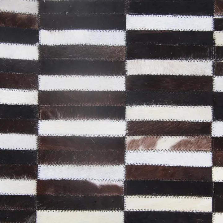 Kožený koberec Typ 6 171x240 cm - vzor patchwork