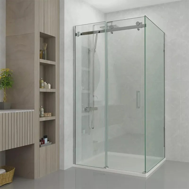 BPS-koupelny Obdĺžnikový sprchový kút HYD-ZBD-900 120x90 cm chrom/transparent - bez vaničky