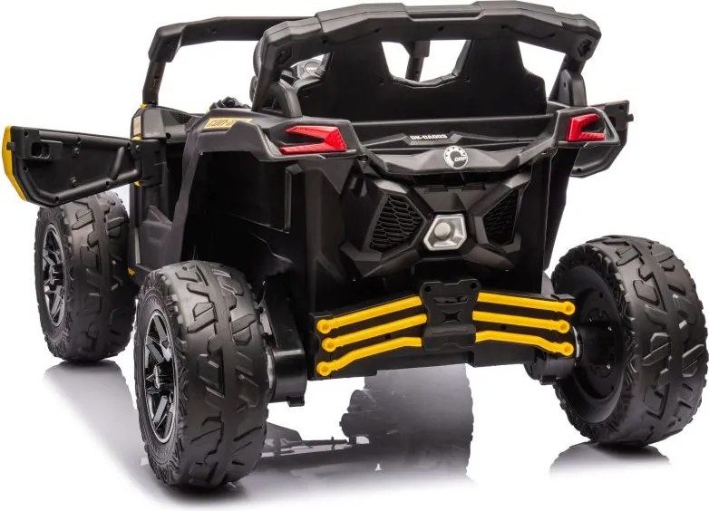 LEAN CARS Dobíjací kočík Can-am DK-CA003 Žltý