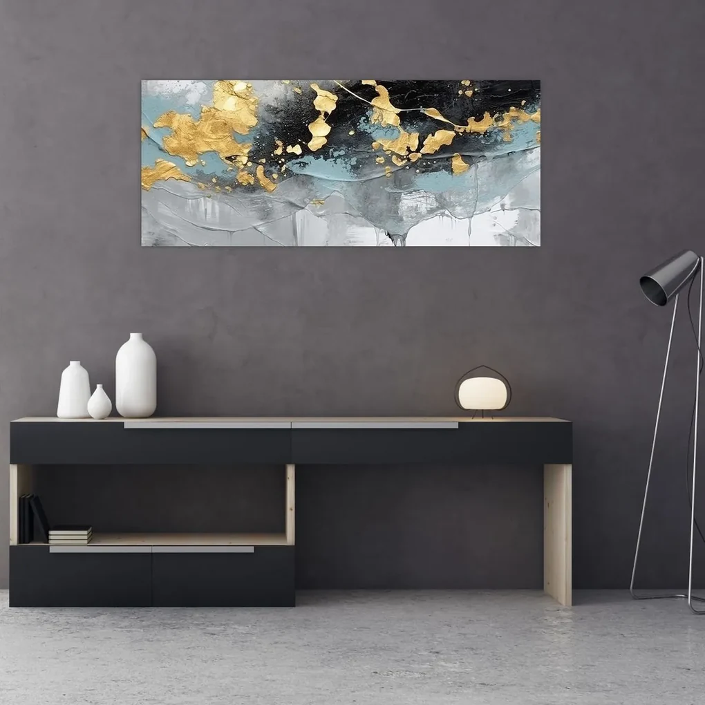 Obraz - Abstrakcia (120x50 cm)
