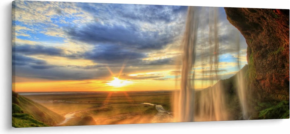 Obraz - Vodopád (120x50 cm)