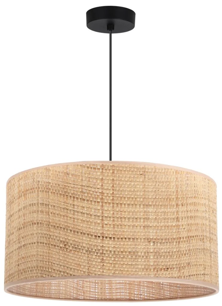 Závesné svietidlo Rattan, 1x ratanové tienidlo, (fi 40cm), b