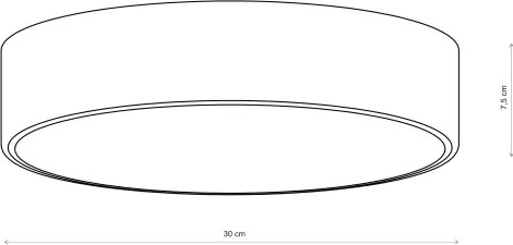 BRILAGI - Kúpeľňové stropné svietidlo CLARE 2xE27/24W/230V pr. 30 cm IP54 hnedá