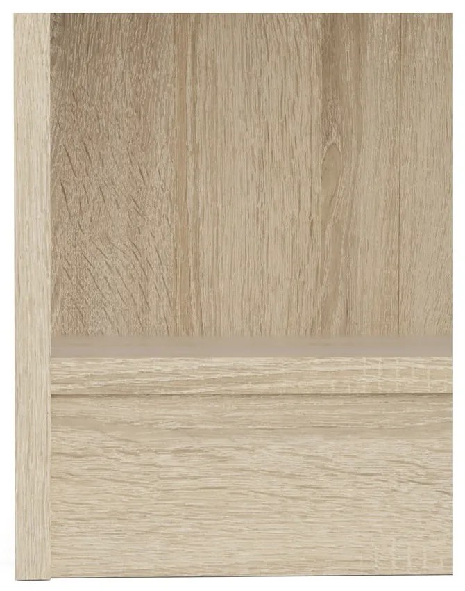 Knižnica v dubovom dekore Tvilum Basic, 79 x 203 cm