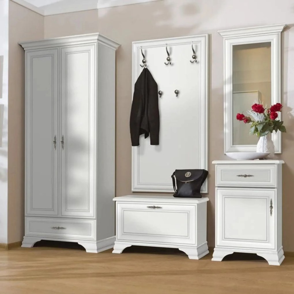 Sconto Predsieňová skriňa KORDULA biela