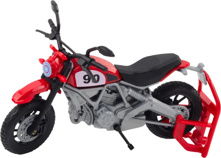 LEAN Toys Auto Pickup s motorom Svetlá Zvuk Sivá 1:12