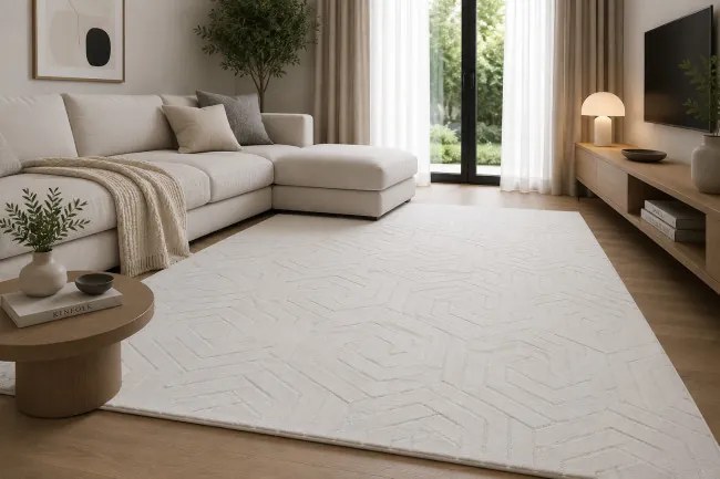 Koberec ZEN GARDEN 2401 biely