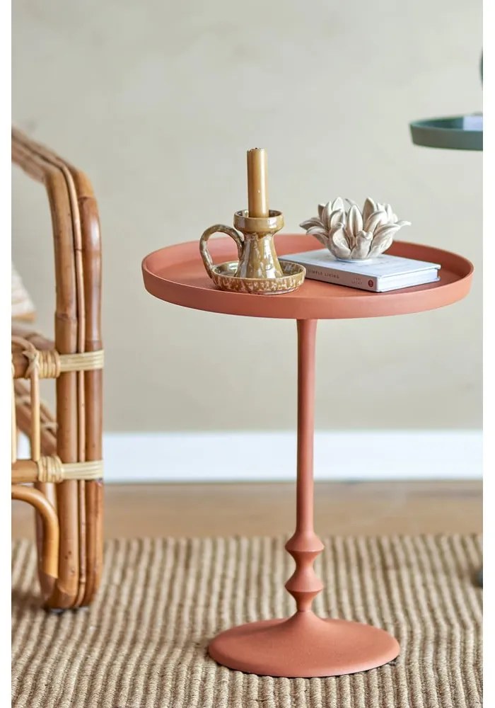 Kovový okrúhly odkladací stolík ø 37 cm Anjou – Bloomingville
