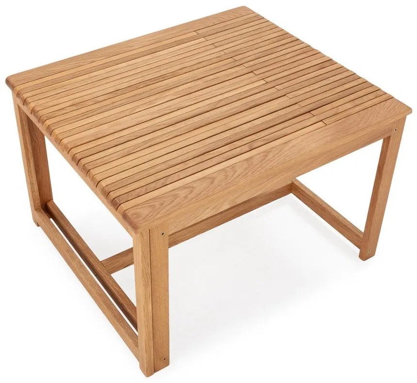 Konferenčný stolík z dubového dreva v prírodnej farbe 60x70 cm Unai – MOME